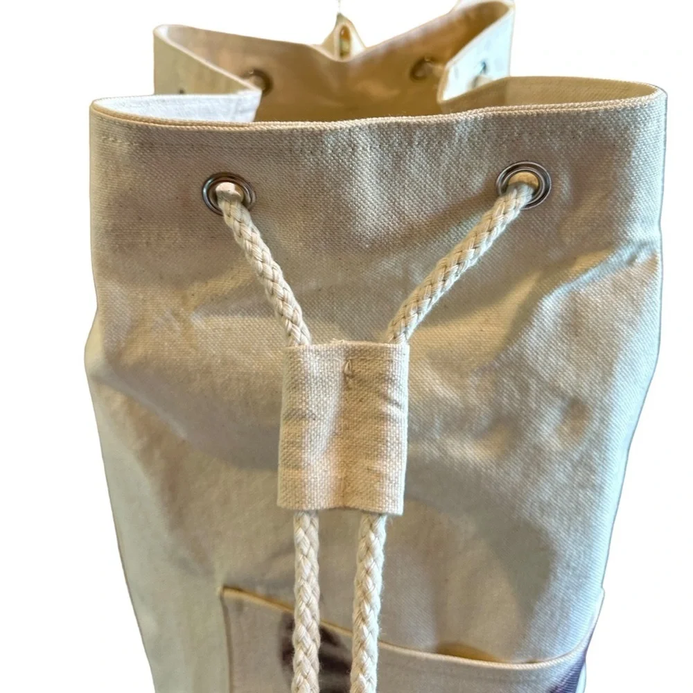 Canvas Tote Backback Equestrian themed XL